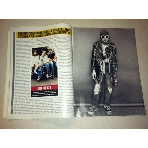 Entertainment Weekly Vintage Magazine April 1994 The Life & Early Death of Kurt - Picture 9 of 13